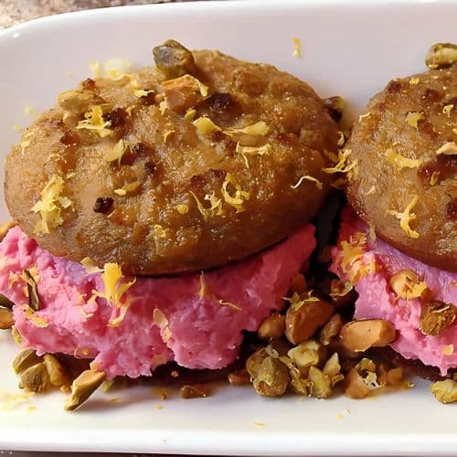 Almond Lemon Cake Sandwiches